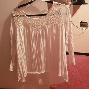American Eagle white tunic